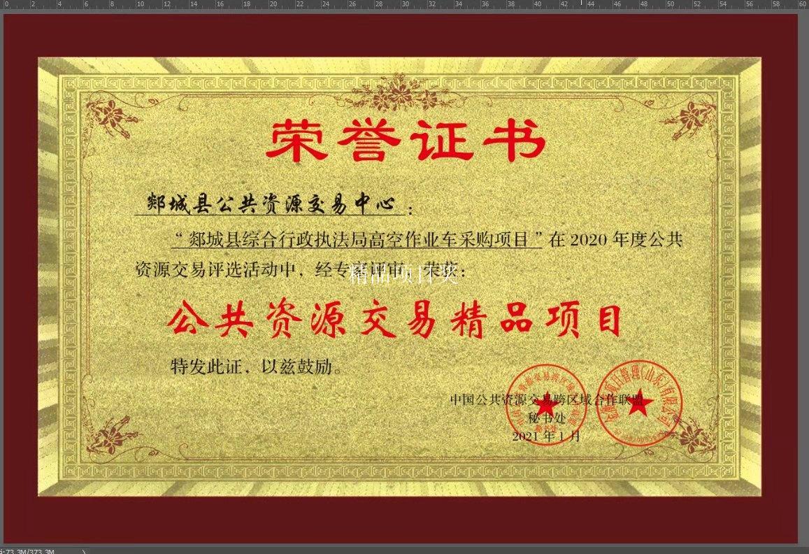 公共资源交易精品项目